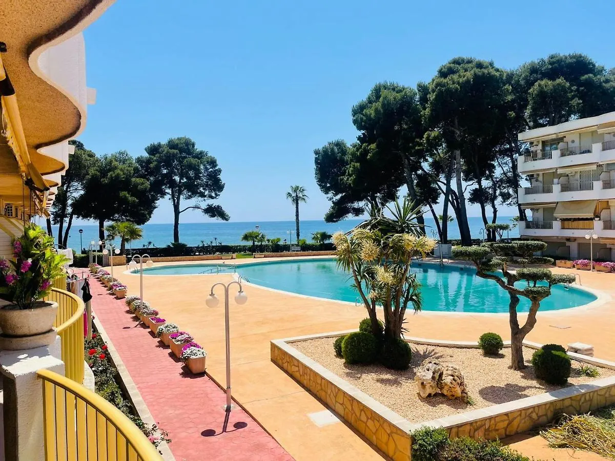 Apartamento Vistas Al Mar, Con Acceso Directo A La Playa, Piscina Y Parking Gratis!!! Apartment Cambrils